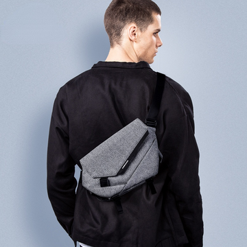 Stylish Sling Bag for Travel Lightweight Croosbody Backpack with Magnetic Tube Bar Clasp